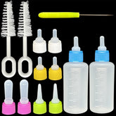 SOEAEODG pet bottle kit close-up two baby bottles for newborn feeding