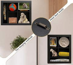 Sofunii Pet Memorial Shadow Box pine build offers natural warmth and durable construction.