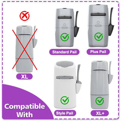 SOHBCLE cat litter refill bag fits Plus cartridge with strong odor control.