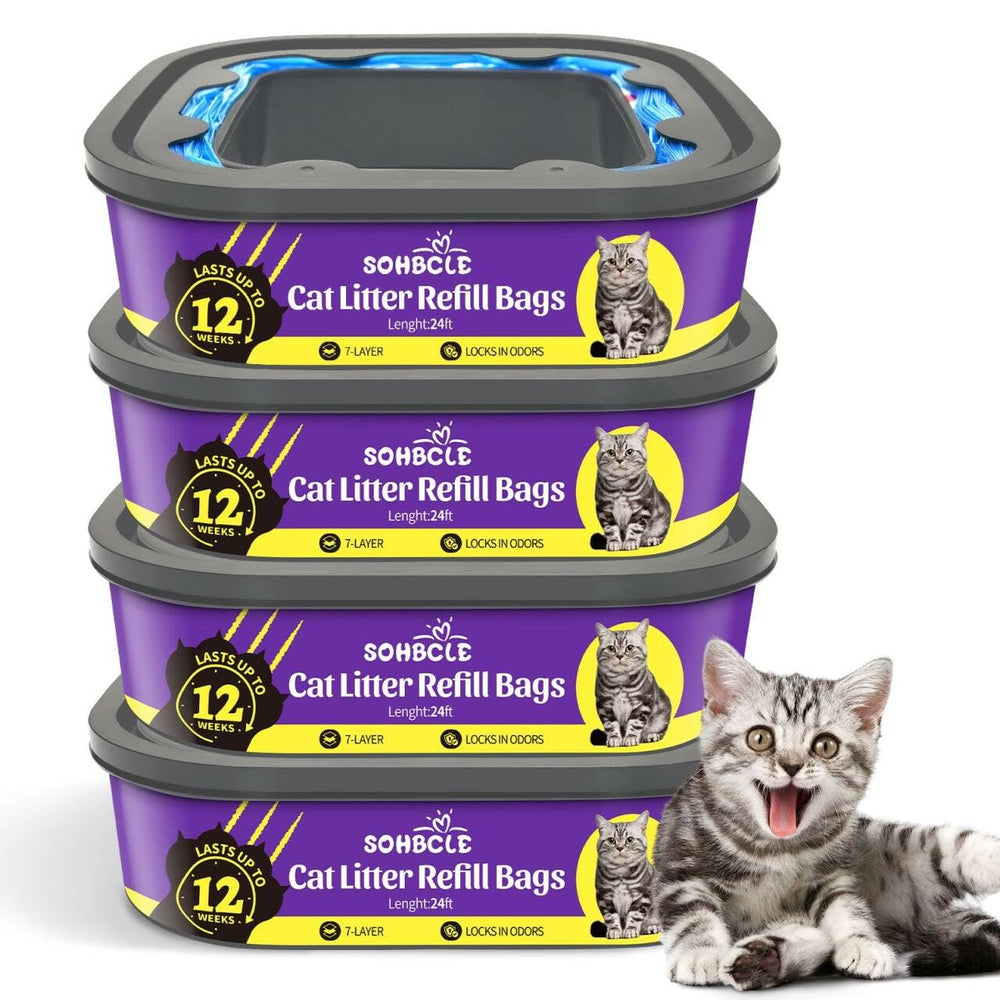 SOHBCLE cat litter refill cartridge compatible with Standard model for easy, mess-free replacement.