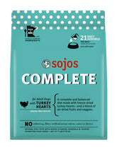 Sojos Turkey Recipe Dehydrated Dog Food bowl ready-to-serve meals with farm-fresh taste.