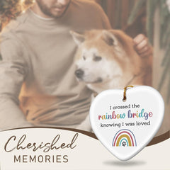 SOL VIBES cat remembrance keepsake ornament captures a quiet moment of memory.