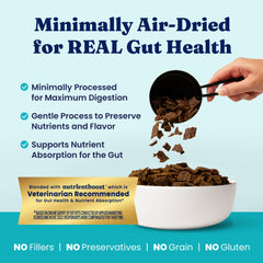 Solid Gold nutrientboost-blend emphasizes gut-supporting nutrients for digestion