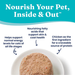 Solid Gold Tropical Blendz chicken pate served in bowl for easy meals.