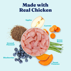 Solid Gold Weight Management wet dog food sweet-potato-portion supports digestion with grain-free formula