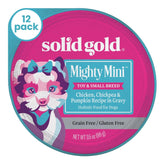 Solid Gold wet dog food small dogs bowl and cups for easy feeding and small-breed balance.