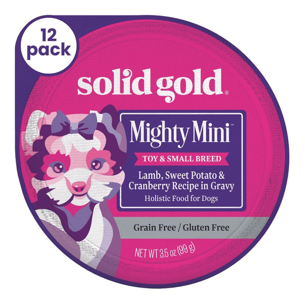 Solid Gold wet food for small dogs with lamb cups: real meat for tasty meals and gentle digestion