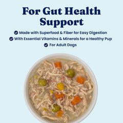 Solid Gold cups open in broth, appealing texture for picky eaters