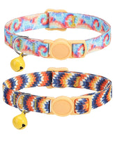 SOLMOONY Cute Cat Collar two-pack designs showcase playful prints for everyday wear