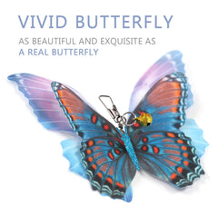 SONGWAY cat butterfly toy attachment with realistic wings enhances flutter during chase