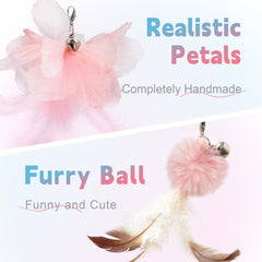 SONGWAY natural-feather toy delivers soft flutter to spark playful instincts