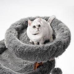 Sopapets aesthetic cat tree perches invite climbing and lounging for daily enrichment