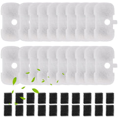 SORON 20-pack cat water fountain filters for easy replacement and hygiene.