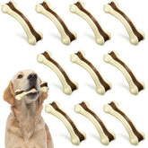 Sosation beef-flavor nylon dog bone toy 6-pack for engaging chewing and reward-based training.