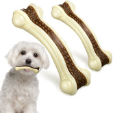 Sosation bones-shaped dog toy curve small promotes dental cleaning and stress relief during teething sessions.