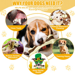 Sosation durable nylon cowhide chew toy, tough for strong chewers