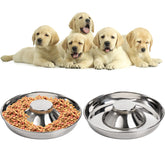 SOUJOY 2-pack stainless steel puppy bowls offer durable, food-grade construction for daily use.