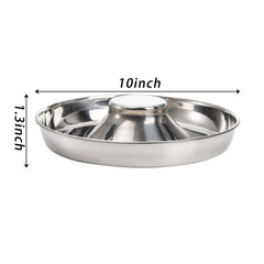 SOUJOY slow-feeder puppy bowls with raised center promote gentle, edge-distributed meals.