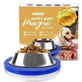 SoulThink Ant Proof Bowl Tray front view shows a sleek, chemical-free ant deterrent for pet bowls