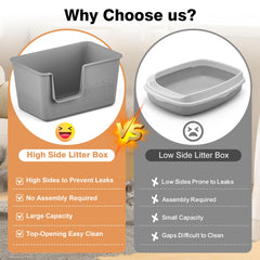 SpaceTime cat litter box suitable for indoor use keeps homes hygienic and organized