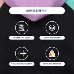 Spark Paws dog hoodie calming fleece interior offers cozy warmth for cool days.