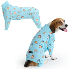 Spark Paws dog pajama front view for a cozy, restful night fit