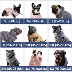 Spark Paws fleece dog jacket interior polar fleece adds cozy insulation on cold days.