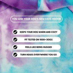 Spark Paws Human Hoodie raglan sleeve detail shows durable stitching for daily wear