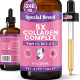 Special Breed Premium Collagen for Dogs: liquid pour to support joints and mobility.