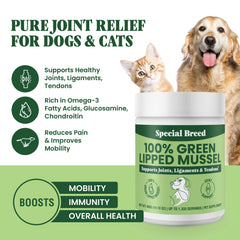 Special Breed Green Lipped Mussel Powder pour showcases easy mixing into meals