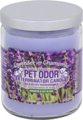 Specialty Pet Products Lavender Chamomile candle two pack freshens spaces and reduces pet odor