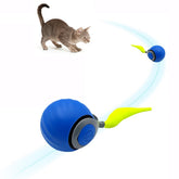 Speedy Ball 2.0 tail-action design invites indoor cat play and pouncing.