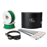 SportDOG rechargeable in-ground fence collar shows boundary control for active dogs.