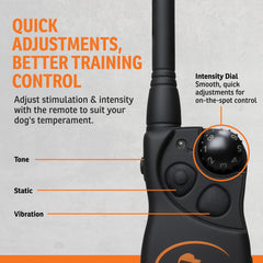 YardTrainer can be submerged up to 25 feet for rugged use in water.