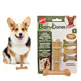SPOT Bam-Bones Plus T-Bone front view shows durable chew for strong chewers.