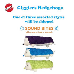 SPOT Gigglers Hedgehog with giggle sound engages dogs during movement and play