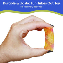 SPOT Kitty Fun Tubes catnip-inside closeup invites scent-driven play and pounce