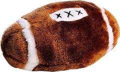 SPOT plush football toy in soft fabric ideal for solo play and gentle chewing