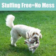 SPOT Skinneeez Rabbit 22-inch head-squeaker close-up for engaging sounds.