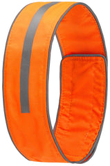 SPOT THE DOG! Reflective collar blaze orange front view boosts daytime visibility.