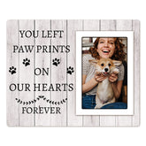 Spricoz dog memorial frame front view preserves cherished memories of a loyal companion.