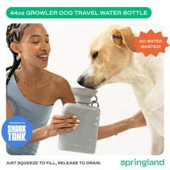 Springer by Springland leak-tight valve close-up ensures spill-free travel.