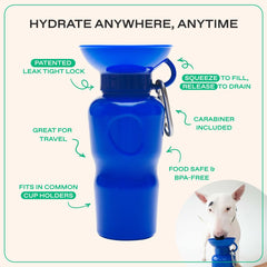 Springer by Springland leak-tight valve prevents spills during outings.