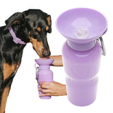 Springer by Springland dog water bottle with leak-proof valve for secure hydration on the go.