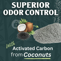 Sprinkle & Sweep plant-based essential oils scent for gentle, pet-safe freshness.