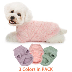 SQUARE MOON dog sweater small-dog fit chart demonstrates size guidance and secure fit.