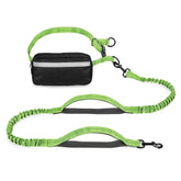 Squirrel Products hands-free leash with hip belt offers secure control during walks.