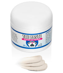 Squishface Toe Paste label closeup showing ingredients for safe licking