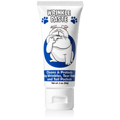 Squishface Wrinkle Paste bulldog face-care cleans folds between wrinkles and reduces irritation