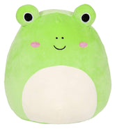 Squishmallows Wendy Frog 8 Inch front view, ultra-soft plush for cozy hugs.
